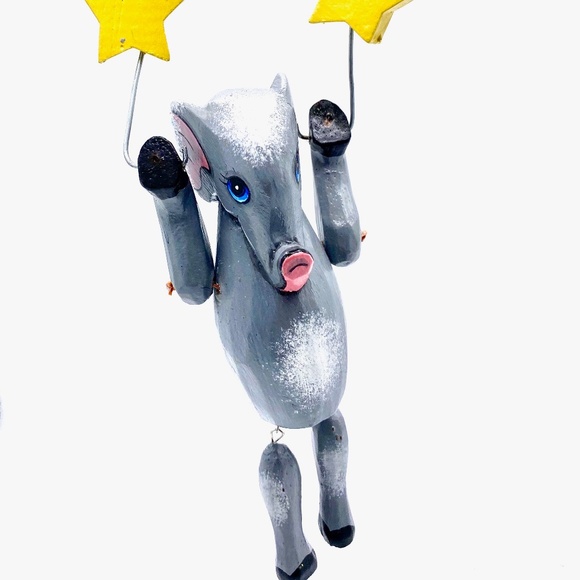 Monkey Business Elephant Halo Christmas Tree Ornament - Picture 3 of 3